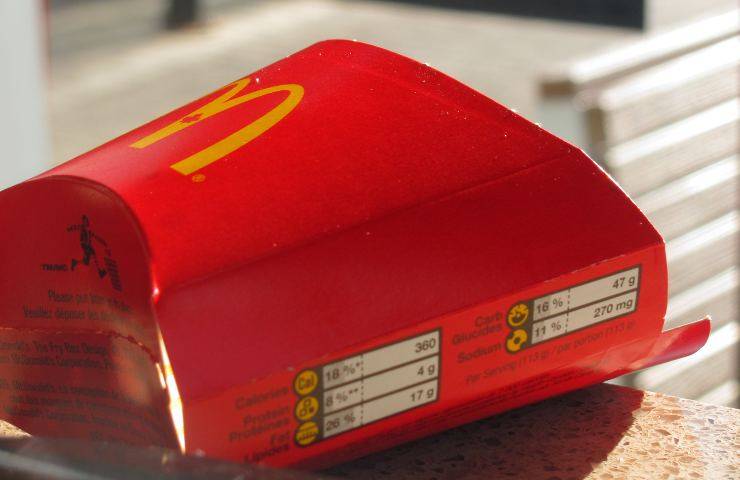 Il logo di un fast food di McDonald's