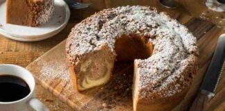 Ciambellone variegato al cappuccino senza uova leggerezza e gusto a colazione