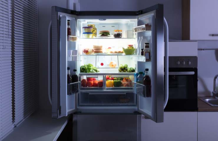 Del cibo tenuto in frigo