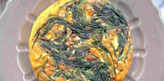 Frittata di agretti e formaggio la cuoci in forno e non sporchi nulla!