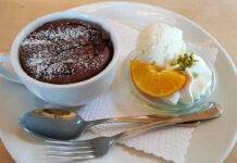 Mug cake arancia e cioccolato