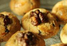 Pasticcini di noci e cannella