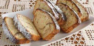 Plumcake al biscotto si prepara con i biscotti prossimi alla scadenza, finirà in poche ore