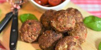 Polpette al soffritto di pomodorini e basilico