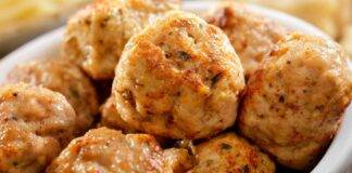 Polpette di pollo leggerissime, senza grassi e pochissime calorie