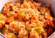 Riso integrale alle verdurine, iniziamo la settimana in leggerezza Riso integrale alle verdurine, iniziamo la settimana in leggerezza