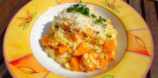 Risotto zucca e grana per un pranzo sano e gustoso, metterà il buon umore a tutti