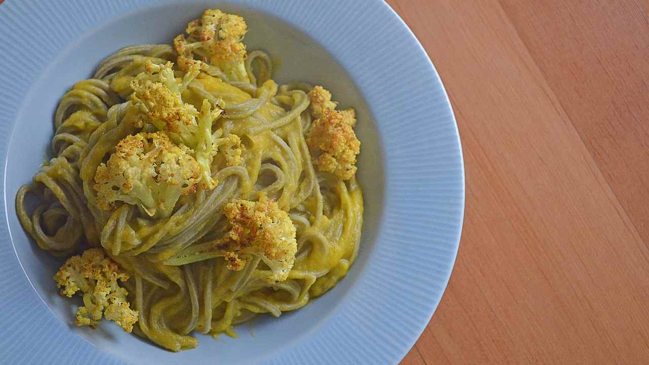 Spaghetti al cavolfiore e zafferano