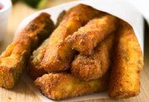 Stick di zucchine fritte al parmigiano: non potrai resistere a tanta bontà! Stick di zucchine fritte al parmigiano: non potrai resistere a tanta bontà!