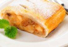 Strudel di mele: meno di mezz'ora ed è subito in tavola, fumante e croccantissimo!