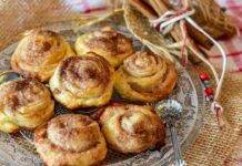 girelle di sfoglia alla cannella
