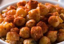 Ceci croccanti piccantini: buoni con la birra, sfiziosi come contorno! Ceci croccanti piccantini: buoni con la birra, sfiziosi come contorno!