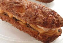Eclair con caramello mou e crema al mascarpone bigusto