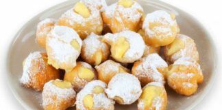 Bombette di carnevale con tanta crema pasticcera: approfitta a farle oggi che è domenica!