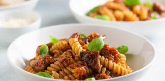 Fusilli con melanzane resteranno tutti di stucco già al primo boccone