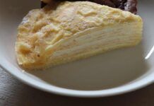 Millefoglie di crepes con yogurt e ricotta