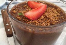 Mousse di cioccolato al caffè