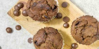Muffin di cioccolato cotti a vapore