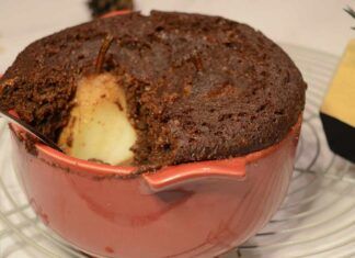 Mug cake con ripieno cremoso