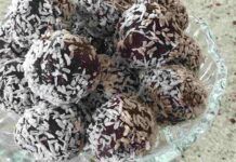 Palline con cioccolato cocco e ricotta