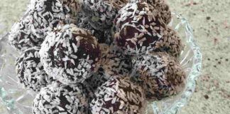 Palline con cioccolato cocco e ricotta