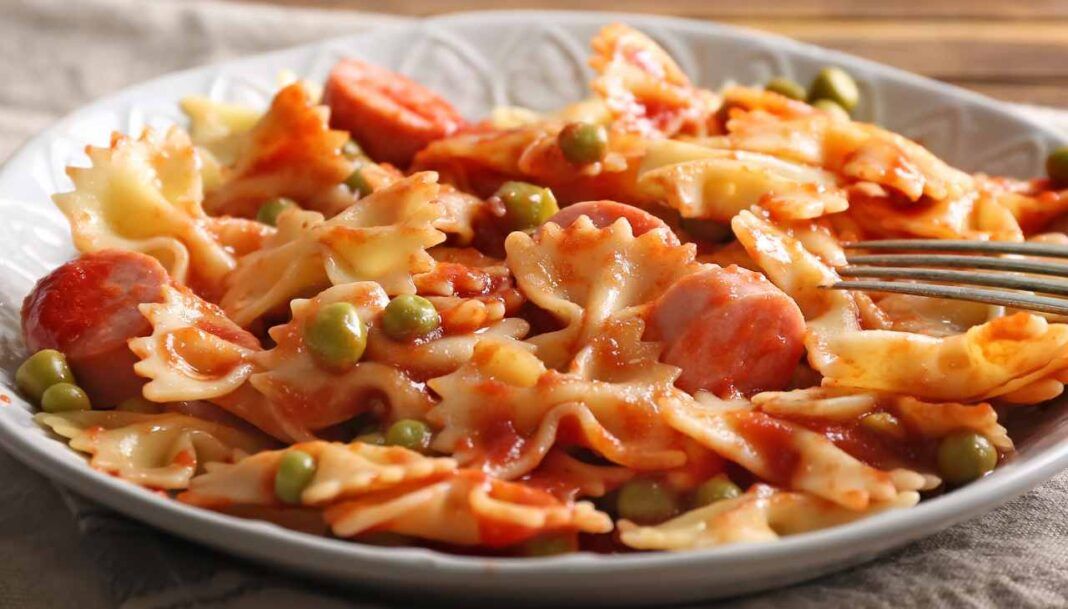 Pasta piselli e salsiccia non è una boscaiola ma molto di più, ho