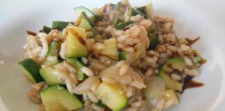 Risotto di zucchine e cipolle