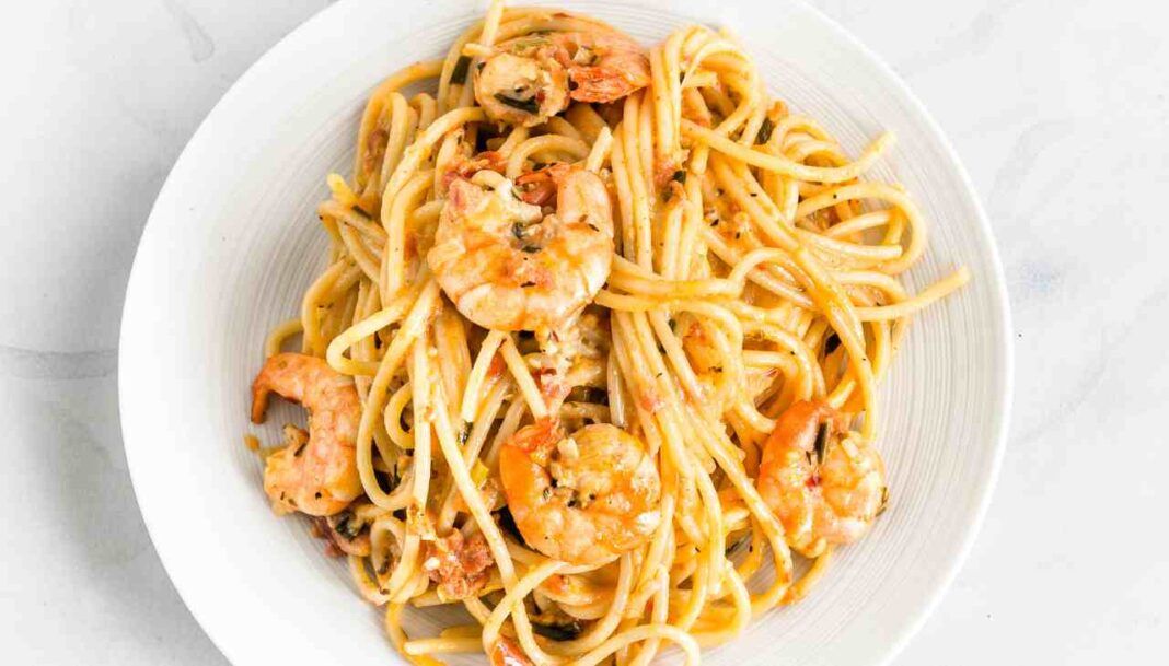 Aglio olio e gamberetti ma che bontà puo essere? Provala subito per