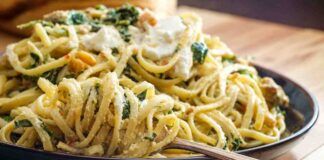Spaghetti ricotta e spinaci come puoi dire di no, anche la suocera farà il bis!