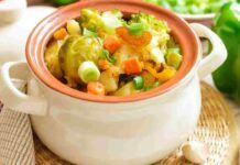 Spezzatino di verdure tutti l'hanno mangiato a cena, nulla di più buono e sano
