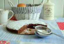 Torta vegana al caramello