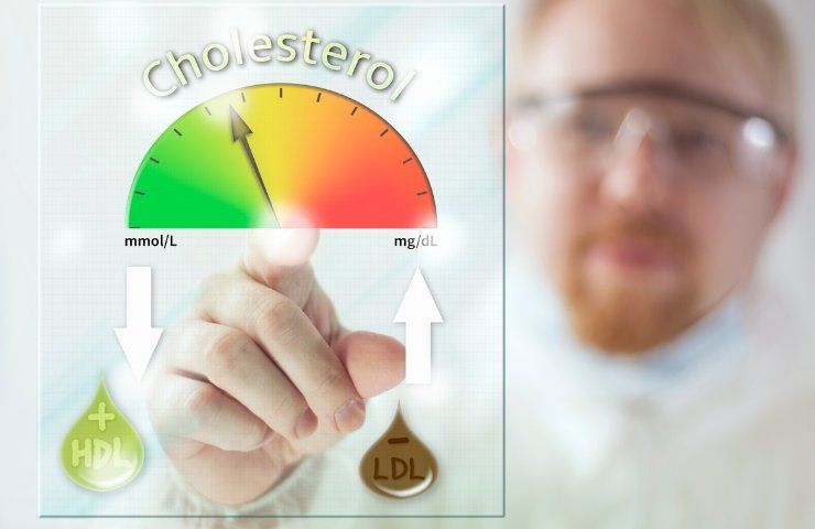 Una rappresentazione del colesterolo e dei suoi livelli