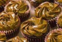 cupcake al burro di arachidi e cioccolato