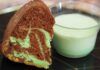 Ciambellone marmorizzato con cacao e pistacchio
