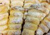 Conetti veloci di sfoglia con panna e nutella