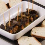 Involtini di melanzane con pollo e funghi
