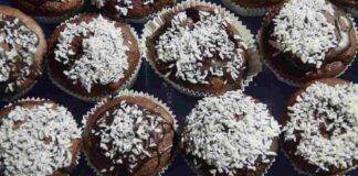 Muffin cocco e nutella