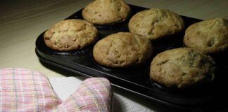 Muffin rustici con salame e fior di latte