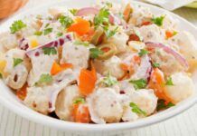 Nostalgia dei piatti freddi? Prepara l’insalata di patate capricciosa, una vera goduria! Nostalgia dei piatti freddi Prepara l'insalata di patate capricciosa, una vera goduria!