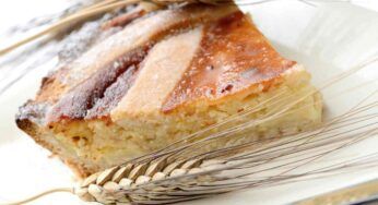 Pastiera napoletana di Pasqua con la crema pasticciera