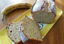 Plumcake integrale con banana e cocco