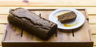 Plumcake vegetariano al cacao senza lievito,