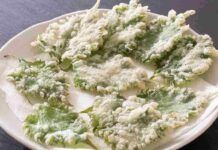 Sedano croccante: immergi le foglie nella pastella, friggi e mangia!