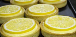 Tartellette light limone e menta
