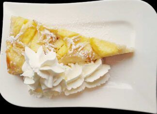 Torta furba crema e ananas