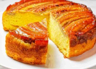 Torta rovesciata alle banane mai preparata una torta così buona!