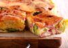 Torta rustica con broccoli e pancetta croccante fuori e morbidissima dentro