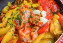 Peperoni trifolati al prezzemolo