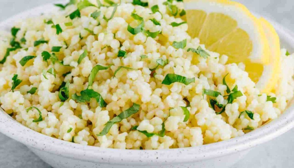 Cous cous al limone semplice e gustoso, ti rimette in salute a ogni