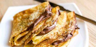 Crepes alla crema di nutella, per colazione: e al mattino tutti saltano giù dal letto!